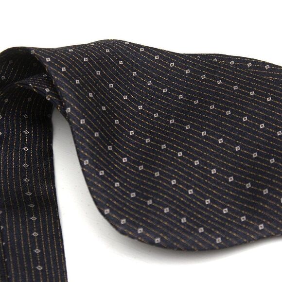 NWT Men's Self tied Bow Tie Black Grey Silk Butterfly Bowtie big bow tie S526 - Picture 9 of 10